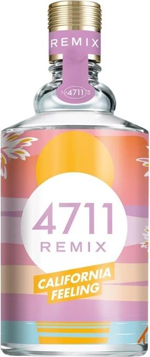 Flakon wody kolońskiej 4711 Remiks California Feeling 100ml z owocowo-cytrusowym zapachem inspirowanym kalifornijskim stylem życia