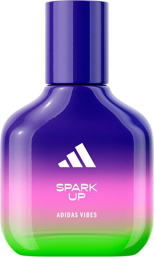 Adidas Vibes Spark Up woda perfumowana 30ml w eleganckim flakonie z logo marki Adidas na białym tle, zapach unisex w ekologicznym opakowaniu