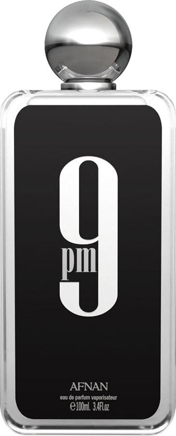 Afnan 9 PM woda perfumowana 100ml w eleganckym czarnym flakonie - orientalno-waniliowe perfumy męskie z nutami wanilii i bursztynu