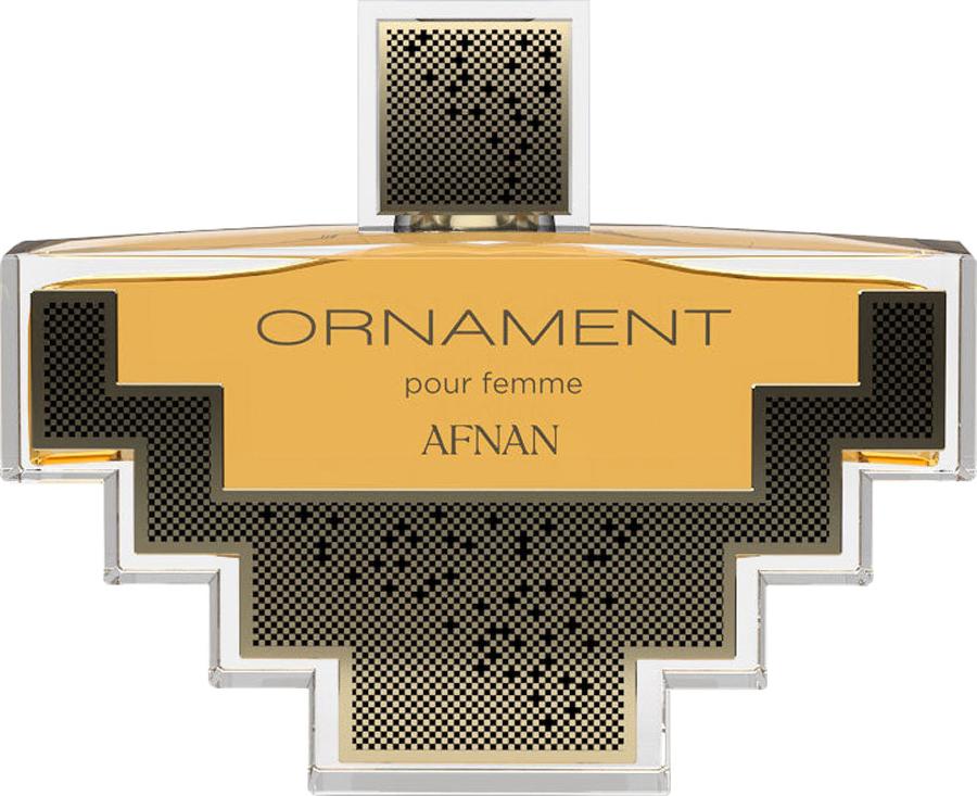 Flacon perfum Afnan Ornament pour Femme woda perfumowana 100ml w eleganckim opakowaniu - luksusowy zapach kwiatowo-owocowy dla kobiet