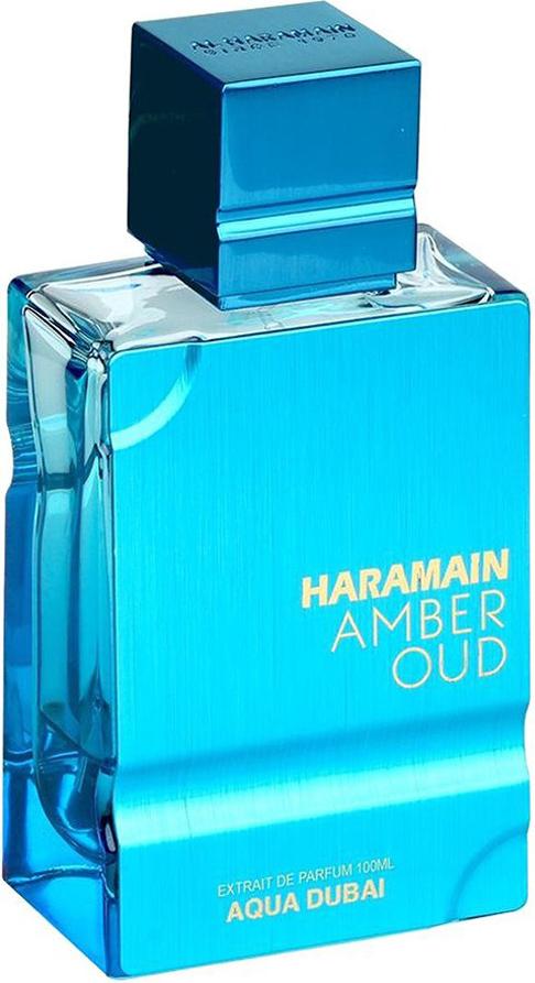 Al Haramain Amber Oud Aqua Dubai ekstrakt perfum 100ml w eleganckim błękitnym flakonie - luksusowe arabskie perfumy unisex
