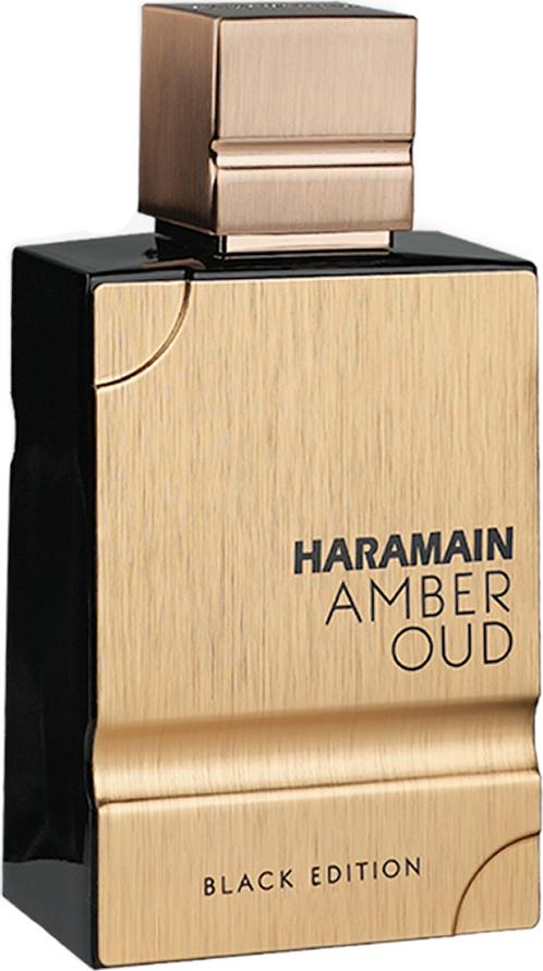 Flacon perfum Al Haramain Amber Oud Black Edition 60ml woda perfumowana unisex w eleganckim czarnym opakowaniu z orientalnym wzornictwem