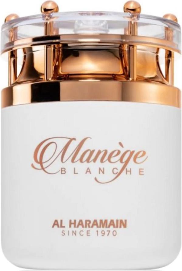 Flacon wody perfumowanej Al Haramain Manege Blanche 75ml dla kobiet - eleganckie opakowanie perfum damskich z kwiatowym zapachem