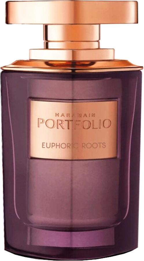 Flakon wody perfumowanej Al Haramain Portfolio Euphoric Roots 75 ml - elegancki design arabskich perfum o intensywnym aromacie