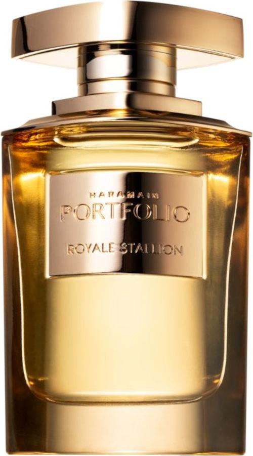 Flacon perfum Al Haramain Portfolio Royale Stallion woda perfumowana 75ml unisex w eleganckim opakowaniu z logo marki Al Haramain