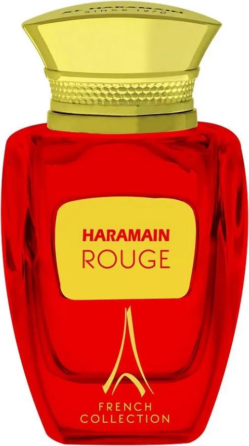 Flacon perfum Al Haramain Rouge woda perfumowana unisex 100ml na białym tle - orientalny zapach z nutami róży i przypraw