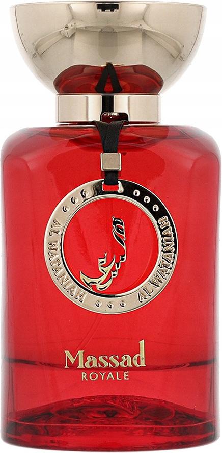 Flacon perfum Al Wataniah Massad Royale woda perfumowana 100ml w eleganckiej butelce - luksusowy zapach orientalny o królewskim charakterze