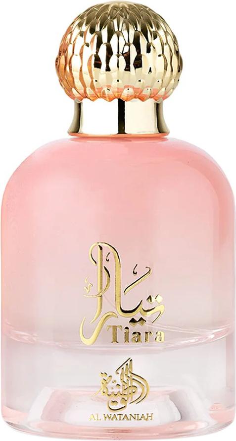 Al Wataniah Tiara Pink woda perfumowana 100ml w eleganckim różowym flakonie - orientalno-kwiatowy zapach dla kobiet z nutami liczi i róży