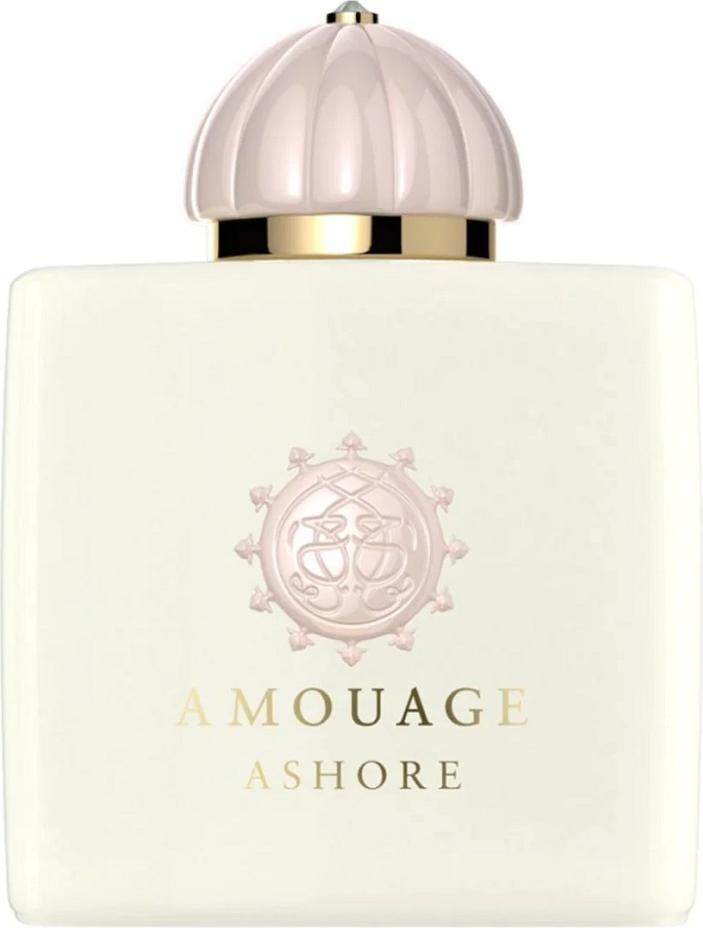 Flacon perfum Amouage Odyssey Ashore woda perfumowana 100ml w eleganckim opakowaniu luksusowej marki z Omanu na białym tle