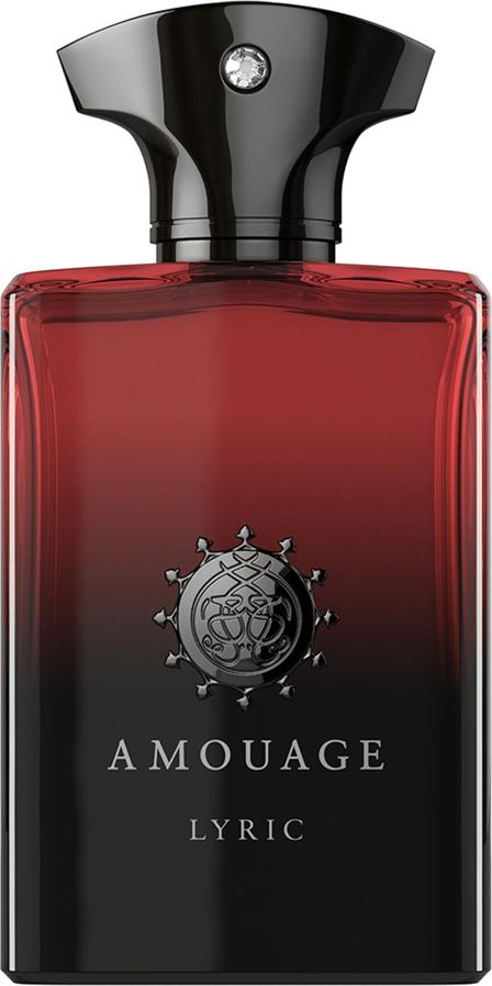Flacon wody perfumowanej Amouage Lyric Man 100ml na białym tle - luksusowe męskie perfumy orientalno-przyprawowe z eleganckim opakowaniem marki Amouage