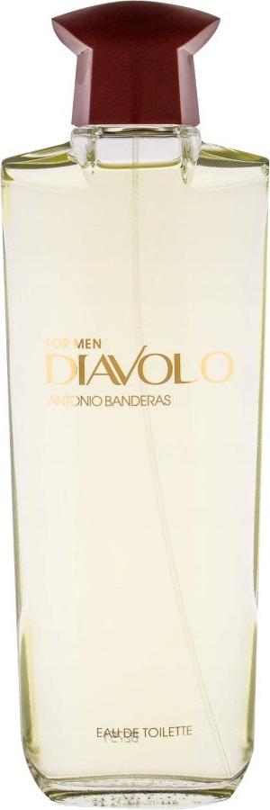 Flacon wody toaletowej Antonio Banderas Diavolo for Men 100ml - orientalno-przyprawowe perfumy męskie w eleganckiej butelce z logo marki