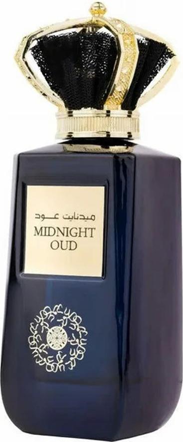 Ard Al Zaafaran Midnight Oud woda perfumowana 100ml w eleganckim niebieskim flakonie - orientalne perfumy unisex z oudą i przyprawami