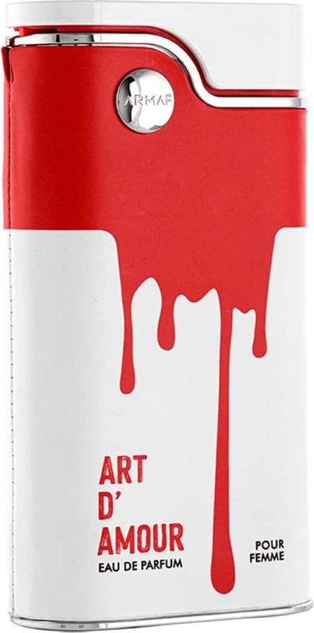 Flacon wody perfumowanej Armaf Art d'Amour dla kobiet 100ml w eleganckim opakowaniu - zmysłowe perfumy kwiatowo-owocowe damskie