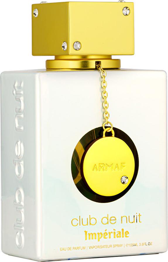 Flacon perfum Armaf Club de Nuit White Imperiale woda perfumowana damska 105ml w eleganckiej butelce z białym opakowaniem marki Armaf