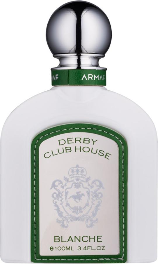 Flacon wody perfumowanej Armaf Derby Club House Blanche 100ml w eleganckim opakowaniu - luksusowe perfumy unisex o świeżo-kwiatowym zapachu