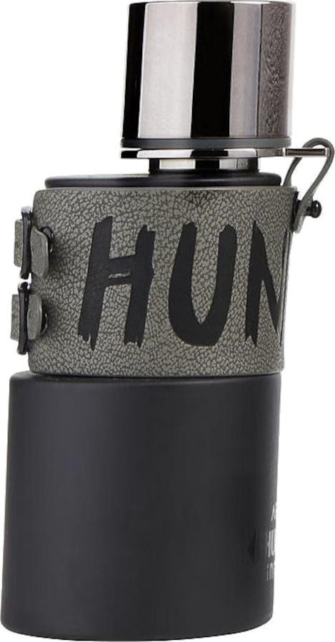 Armaf Hunter Intense woda perfumowana 100ml w eleganckim flakonie dla mężczyzn na białym tle z widocznym logo marki Armaf
