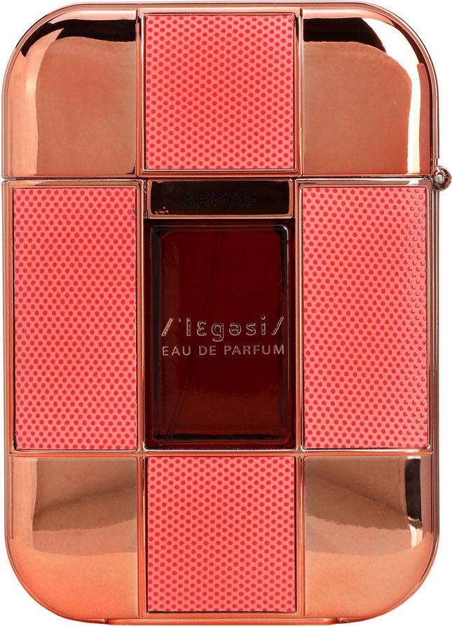 Flacon wody perfumowanej Armaf Legesi Femme 100ml na białym tle - eleganckie perfumy damskie o kwiatowo-owocowym zapachu marki Armaf
