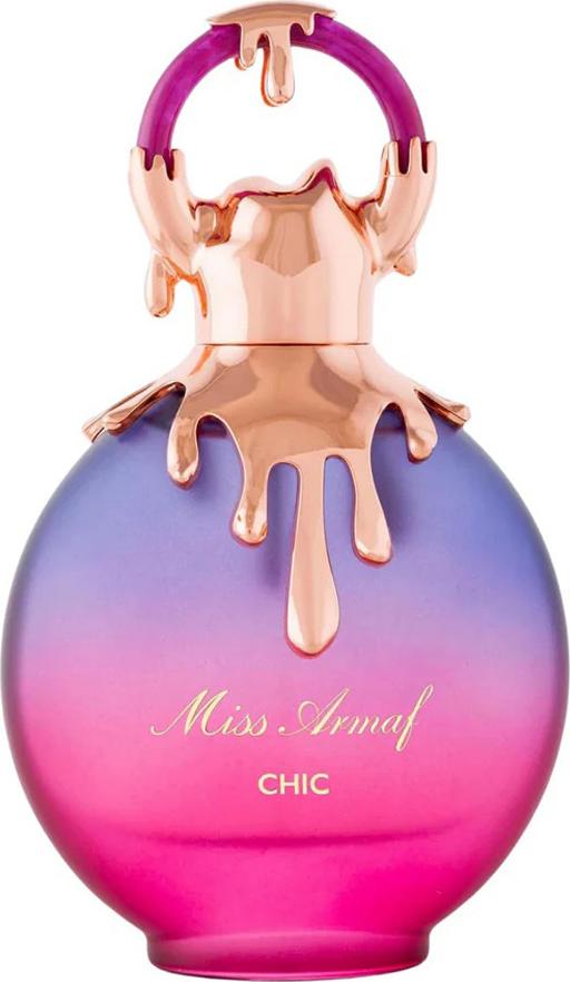 Armaf Miss Armaf Chic woda perfumowana 100ml w luksusowym flakonie z gradientowym designem dla kobiet ceniących elegancję i styl