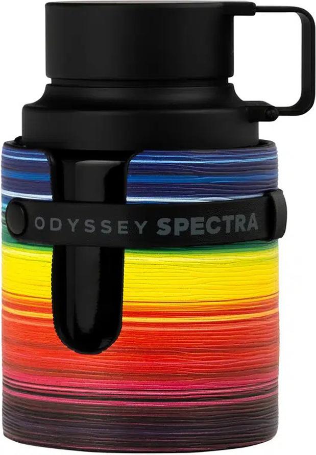 Armaf Odyssey Spectra Rainbow Edition woda perfumowana 100ml w kolorowym tęczowym flakonie na białym tle - luksusowe perfumy unisex marki Armaf