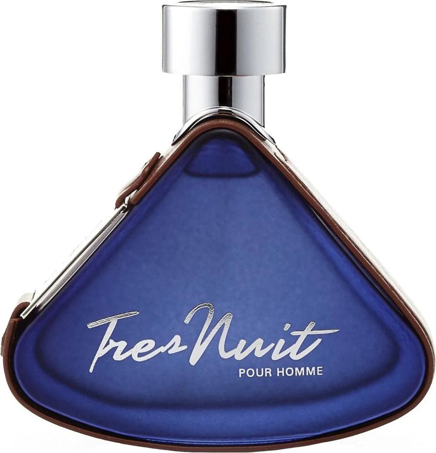 Flacon perfum Armaf Tres Nuit woda perfumowana 100ml dla mężczyzn z eleganckim opakowaniem marki Armaf na białym tle w sklepie online