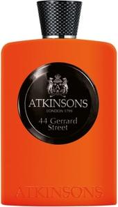 Flacon wody kolońskiej Atkinsons 44 Gerrard Street 100ml na białym tle - eleganckie unisex perfumy z nutami cytrusów i imbiru
