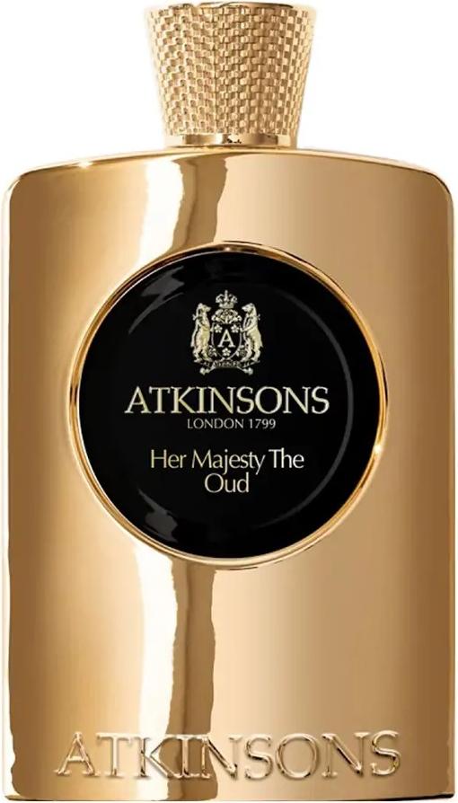 Flacon perfum Atkinsons Her Majesty The Oud 100ml z kolekcji The Oud Collection - luksusowa woda perfumowana w eleganckim opakowaniu