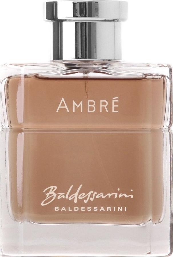 Flacon wody toaletowej Baldessarini Ambré 90ml - elegancki męski zapach drzewiasto-ambrowy w luksusowym opakowaniu marki Baldessarini
