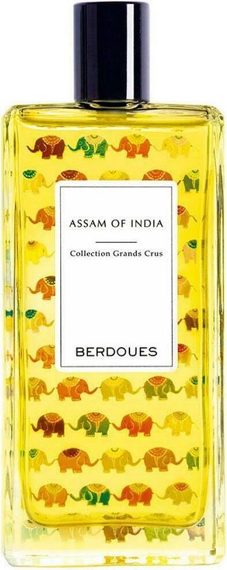 Flacon wody perfumowanej Berdoues Collection Grands Crus Assam Of India 100ml - eleganckie opakowanie niszowych perfum inspirowanych herbatą