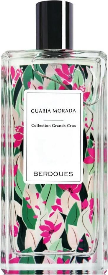 Flacon perfum Berdoues Collection Grands Crus Guaria Morada woda perfumowana 100ml dla kobiet z eleganckim opakowaniem na białym tle