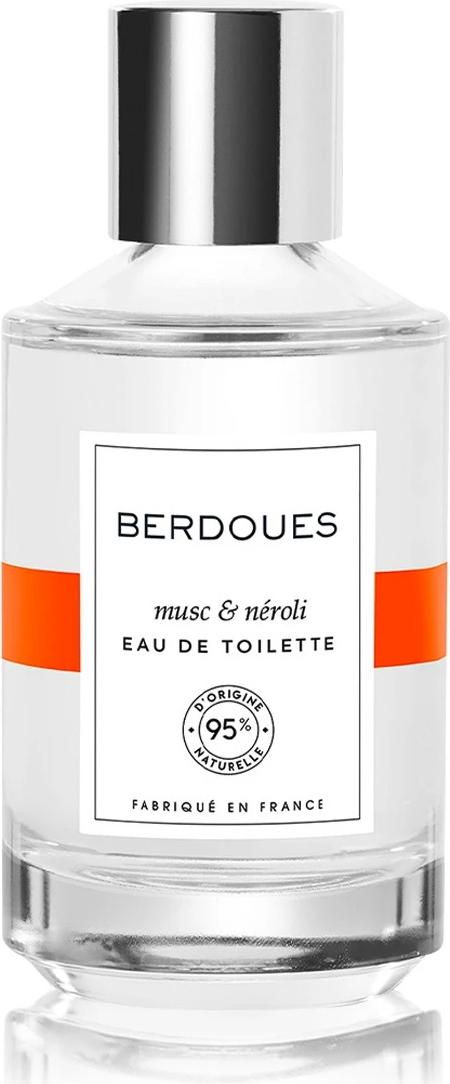 Flacon wody toaletowej Berdoues 1902 Musc & Néroli 100ml - elegancka butelka perfum unisex z cytrusowo-piżmową kompozycją zapachową