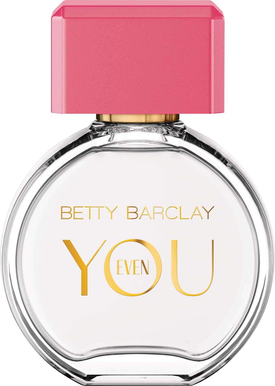 Flacon perfum Betty Barclay Even You Woda toaletowa 20ml z orzeźwiającym zapachem owocowo-kwiatowym dla kobiet na białym tle