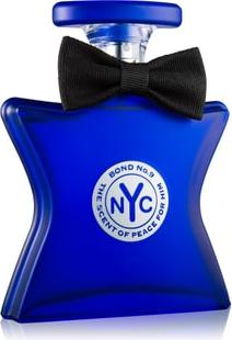 Flacon perfum Bond No.9 The Scent of Peace for Him woda perfumowana 100ml na białym tle z eleganckim opakowaniem marki Bond No.9