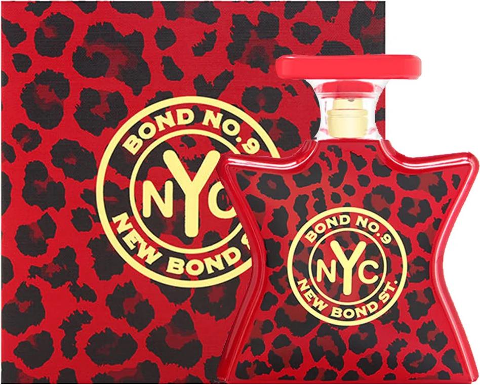 Flacon wody perfumowanej Bond No.9 New Bond Street 100ml - luksusowe perfumy orientalne gourmand z nutami kakao i kawy na białym tle