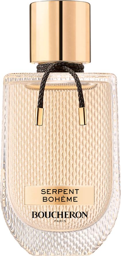Flacon wody perfumowanej Boucheron Serpent Boheme 50ml w eleganckim opakowaniu, luksusowe perfumy damskie marki Boucheron o szyprowo-kwiatowym zapachu