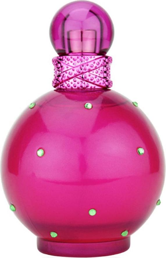 Flacon perfum Britney Spears Fantasy woda perfumowana 100ml w eleganckim opakowaniu z logo marki na białym tle