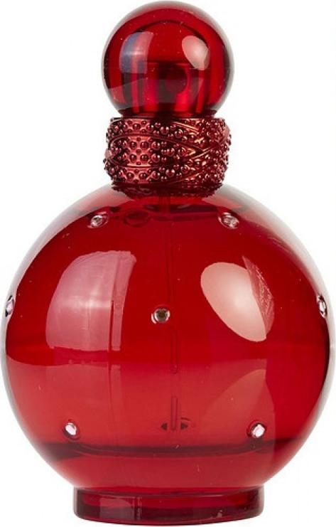 Flacon wody perfumowanej Britney Spears Hidden Fantasy 100ml na białym tle - eleganckie opakowanie zmysłowych perfum z nutami cytrusowymi