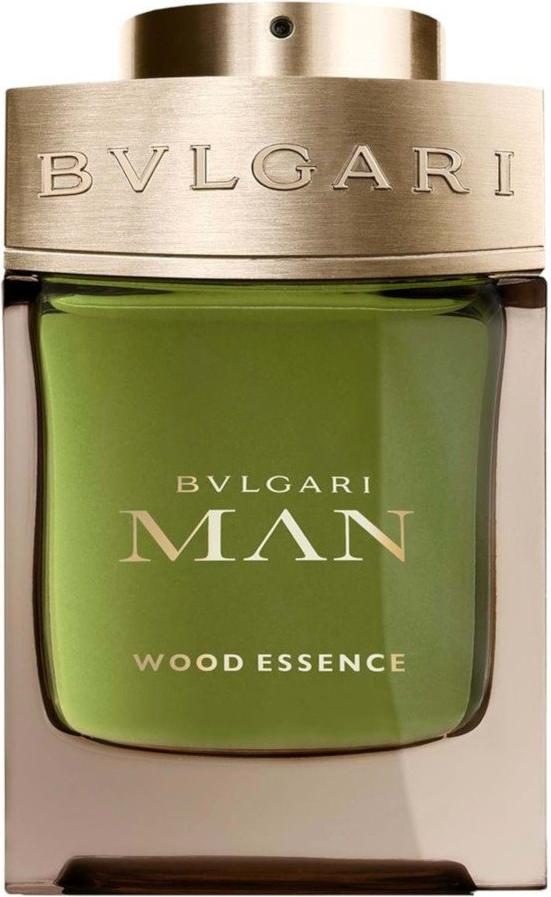 Flacon perfum Bvlgari Man Wood Essence woda perfumowana 60ml dla mężczyzn w eleganckim opakowaniu na białym tle z logo marki Bulgari