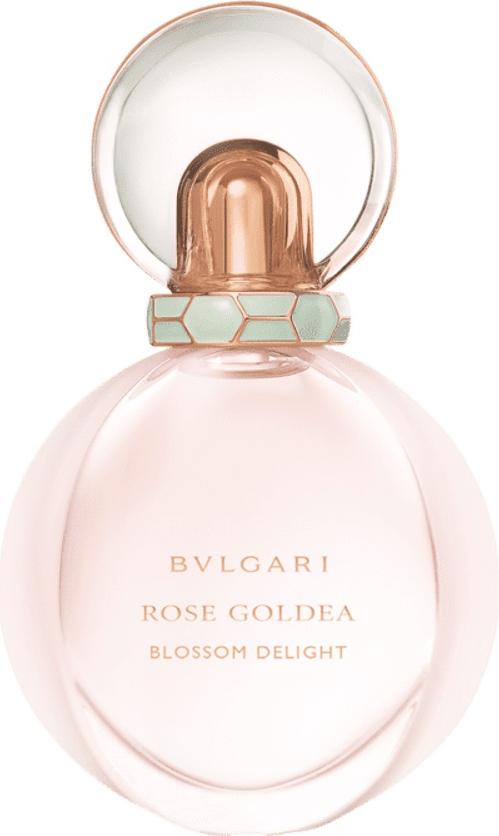 Flacon wody perfumowanej BVLGARI Rose Goldea Blossom Delight 30ml z eleganckim opakowaniem na białym tle - luksusowe perfumy damskie