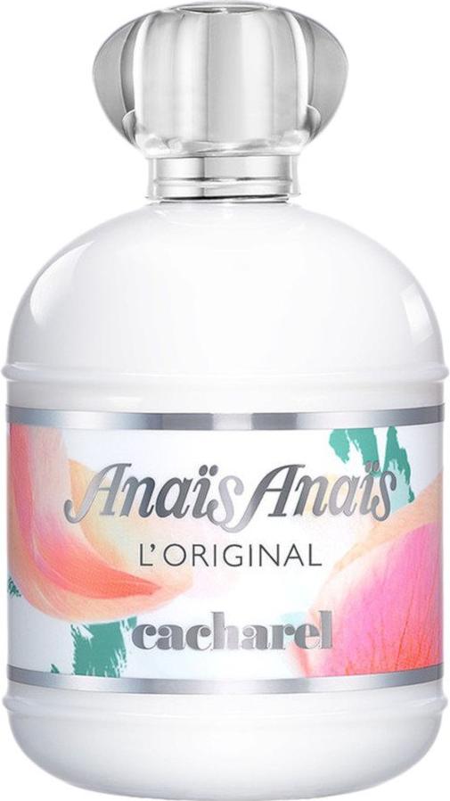 Flacon perfum Cacharel Anais Anais L'Original Eau de Toilette EDT 100ml w vintage'owym stylu z eleganckim opakowaniem marki Cacharel