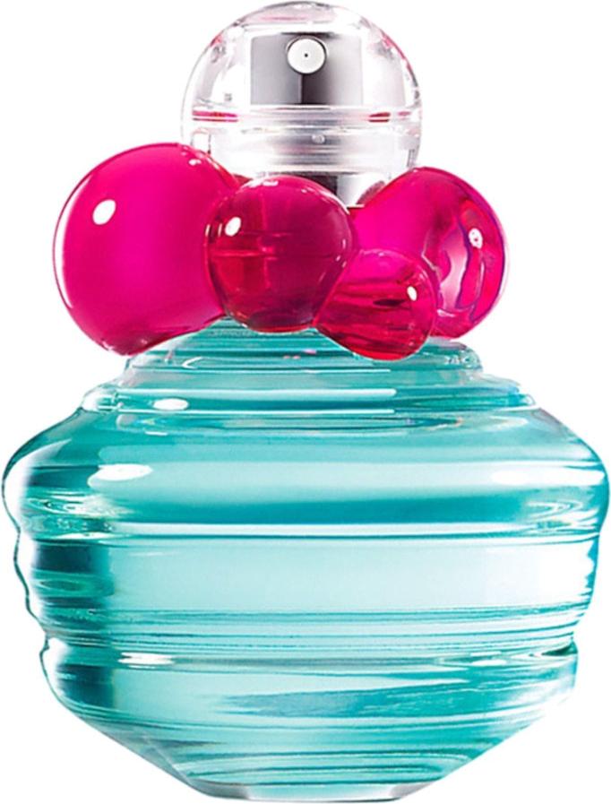 Cacharel Catch Me L'Eau woda toaletowa 80ml w turkusowym flakonie z różowymi kulkami na białym tle - perfumy damskie kwiatowo-cytrusowe