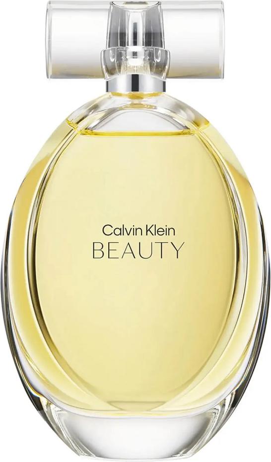 Flacon perfum Calvin Klein Beauty woda perfumowana damska 50ml z eleganckim opakowaniem na białym tle - luksusowe perfumy kwiatowe