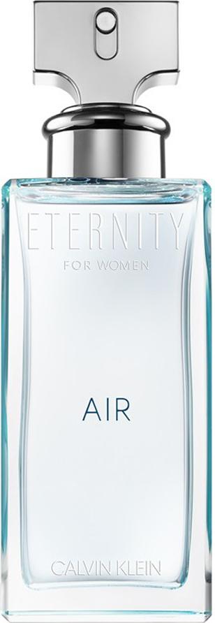 Flacon perfum Calvin Klein Eternity for Women Air woda perfumowana 100ml na białym tle z eleganckim opakowaniem marki Calvin Klein
