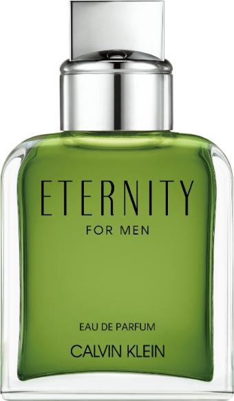 Flacon wody perfumowanej Calvin Klein Eternity for Men 30ml na białym tle - eleganckie perfumy męskie w charakterystycznym opakowaniu marki