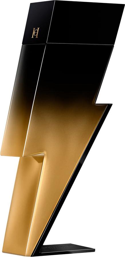 Flacon Carolina Herrera Bad Boy Extreme woda perfumowana 150ml w eleganckiej butelce z czarnym chromem na białym tle