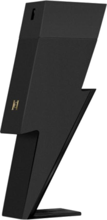 Carolina Herrera Bad Boy Le Parfum woda perfumowana 50ml flacon w kształcie błyskawicy na białym tle z eleganckim opakowaniem marki