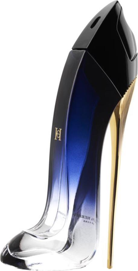 Flacon Carolina Herrera Good Girl Legere woda perfumowana damska 80ml na białym tle z eleganckim opakowaniem marki