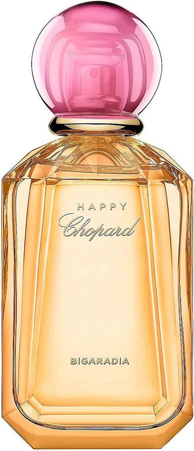Flacon perfum Chopard Happy Chopard Bigaradia woda perfumowana 100ml dla kobiet z cytrusowymi nutami neroli i mandarynki na białym tle