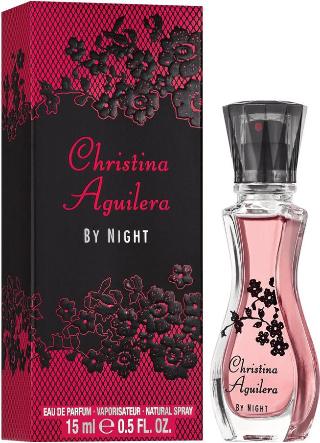 Flacon perfum Christina Aguilera By Night woda perfumowana 15ml w eleganckim opakowaniu - zmysłowy zapach orientalno-kwiatowy dla kobiet