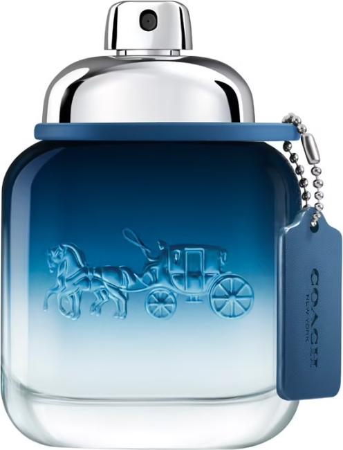 Flacon Coach Blue woda toaletowa 40ml dla mężczyzn w eleganckim opakowaniu z logo marki Coach na białym tle