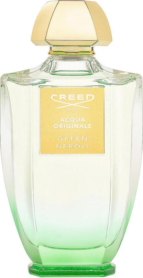Flacon wody perfumowanej Creed Acqua Originale Green Neroli 100ml unisex z eleganckim opakowaniem na białym tle - luksusowe perfumy